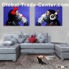 100% Hand Painted new popular products oil painting canvas monkey gorilla sitting room adornment art