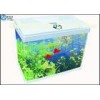 Custom White Mini / Large Aquarium Fish Tank , Glass Fish Tanks for Office / Home / Hotel