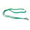 bull dog clip and safety breakaway PP tubular meeting name badge, ID Card Holder Lanyard 30016