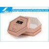 Empty Unique Cosmetic Packaging Boxes , Hexagonal Shaped Custom Printed Cosmetic Boxes