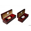 matt finish wooden wine box