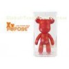 Small Fashion PVC Christmas Cute Bear Toys Girls Gift 3-Inch / 8.2CM
