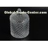 Elegant White Glass Dome Candle Holder PersonalisedGlass Jars With Lid