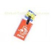PVC Personalized Photo Luggage Tag With National Flag , Bright Color