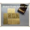 24k gold plated playing cards set in box poker deck 99.9% gold gift fathers day