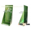 Fashion Green Portable Cardboard Counter Displays Shelfs ENCD023 for hanging disposed good