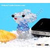 diy 3d beaded rat 4mm bicone crystal beads animal