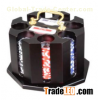 Wooden Carousel for Poker Chips Set