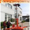 Mobile trailer portable hydraulic telescopic cylinder lift platform