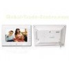 White HD 7 Inch Wedding Anniversary Digital Photo Frame With Clock And Calendar