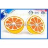 Magic Orange Fruit Shaped Kids Erasers For Kindergarten , 3D Novelty Art Eraser