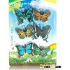 plastic cradts butterfly shape magnet