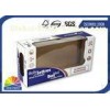 Glossy / Matt Lamination Printed Paper Corrugated Packaging Box with Clear Product Display Windows
