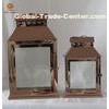 Indoor / Outdoor Glass Stainless steel candle Lantern for home decoration