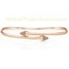 Stylish 925 Silver Tennis Crystal Bangle Charm Bracelet Jewelry For Women
