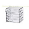 Free shipping Clear Acrylic Lipstick Holder Display Stand Cosmetic Organizer Makeup Case Storage Box