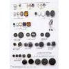 OEM ABS pearl buttons / acrylic rhinestone buttons for garment accessories