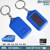 best promotional gift mini solar flashlight  key chain with 3 led light