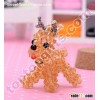 crystal 3d beaded Christmas Reindeer iphone charm ornament