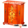Wooden Cabinet Jewellery Box with Floral Patterns