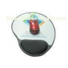 Changeable Cloth Top Ergonomic Mouse Pad with Memory Foam Filled Wrist Rest KLH-P003