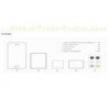 Orange 3 layer cell phone screen guard iPhone 5 Tempered Glass Protector 0.21mm thick