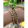 Hainan yellow pear wood Budda beads eaglewood-2