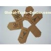 Eco Friendly High Gloss UV Bag Custom Clothing Hang Tags for apparel