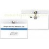 Transparet Clear customer landscape model PVC ID card, Conference Name Badge Holders 30312