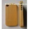 Eco-friendly Ivory White Wood Apple Iphone 4 Wooden Cases With Smooth Felt