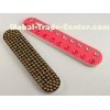 Sand paper Gold glass stone Emery Board Nail File , Diamond nail file