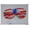 2015 fashion USA flag logo light up sunglasses
