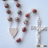 catholic cloisonne beads rosary necklace