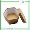 Hexagon Shaped Empty Chocolate Candy Gift Boxes With Lid , Candy Favor Boxes