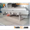 Puffed food vibrating fluidized bed