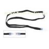 White, black, green employee name badae, ID Card Holder Lanyard with safety breakaway 30006-1