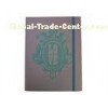 6 x 8 Spot Crystal Glitter finish Travel Journal Notebook with inner pocket
