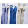 White / blue Plastic Silver Resin Custom Zipper Pulls for clothes 5#