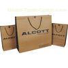 Promotional gifts Personalized Art paper, Kraft paper Gift Bags ALCOTT branded for clothes