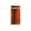 Hybrid Wooden Cell Phone Shell iPhone Leather Folio Case Shock Resistant and Dust Proof