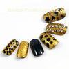 Gold glitter Fingers Fake Nails Contain Imported nail glue