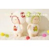 Novelty 8" Super soft cloth white calm sleep Stuffedplush toys of Children gift