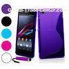 For Xperia Z1 Compact Case, 2014 New Mobile Phone bag, S Line Soft TPU Gel Skin Cover Case For Sony