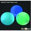 Led golf ball round decorative glass snow ball