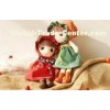 25CM cloth dolls plush toys Unusual Holiday Gift , OEM Lovely Girl Stuffed Doll