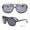 Fashion Dark Red Acetate Frame Sunglasses With CR-39 Lens , Vintage