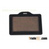 Brown Fake leather credit or ID card holder, Conference Name Badge Holders wallet 30320