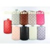 Pouch Design iPhone4 Leather Cases Cover With LV Guuci Original Patterns