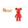 Plastic Vinyl 5" / 14cm Personalized Bear Gifts Decoration OEM Logo Souvenir