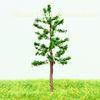 Train Station Layout Miniature Model Scale Trees Green Avenue Metal Wire Pine Tree 4.3cm